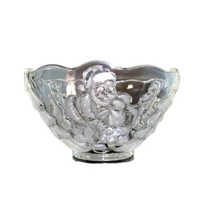 Crystal Christmas Bowl Candy Bowl or Small serving bowl